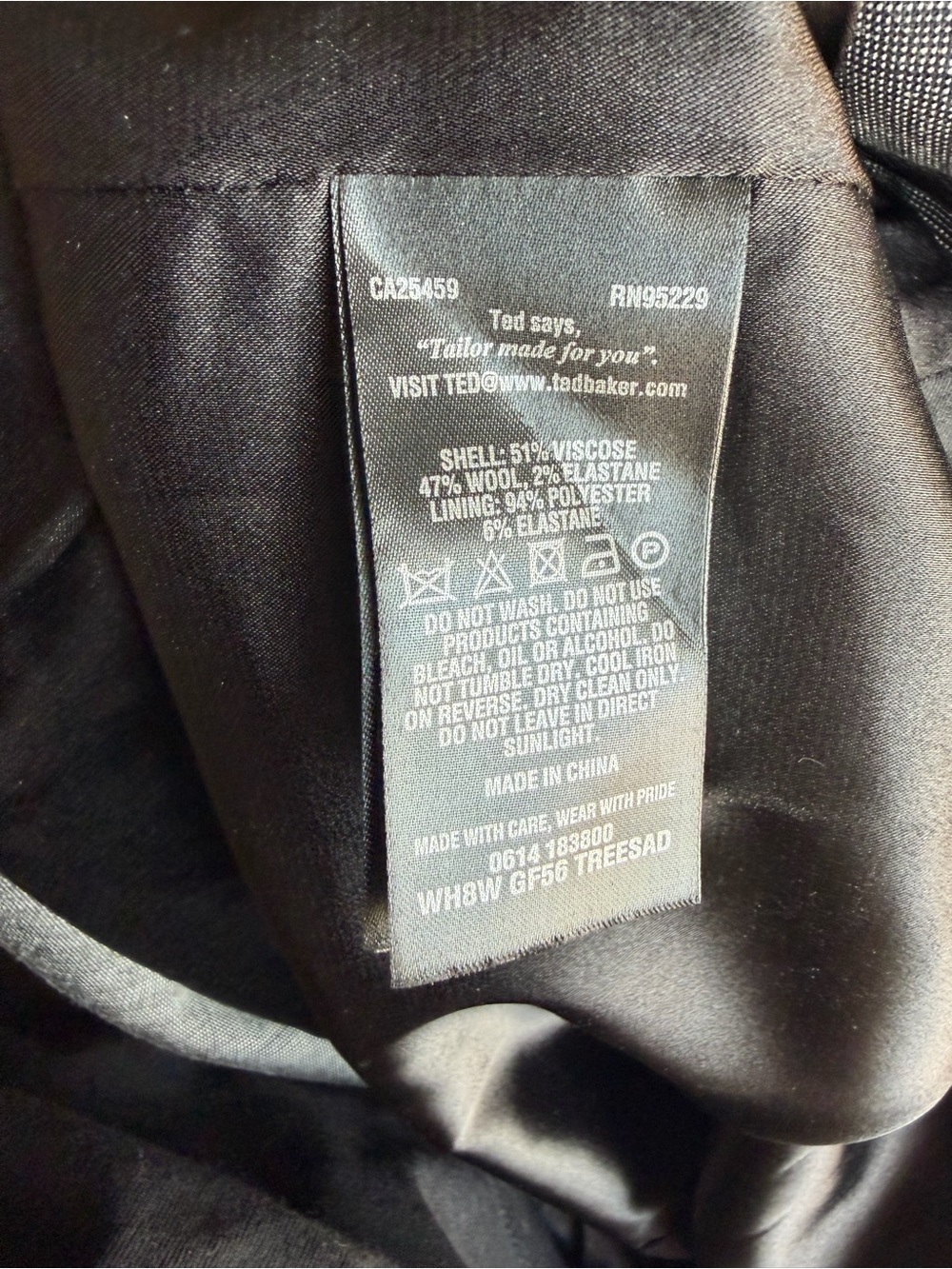 Ted Baker One Shoulder Gray Party Dress US 8 - Picture 9 of 9